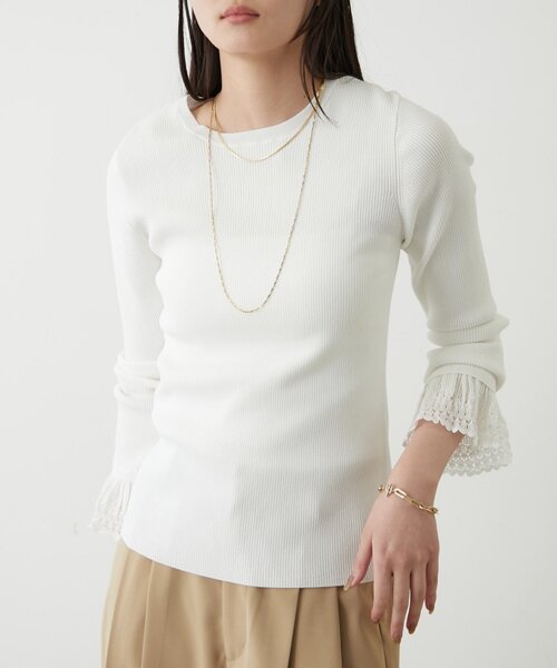 Loungedress(ラウンジドレス) ニット セーター リブレースニットプル Loungedress(ラウンジドレス) ニット セーター リブレースニットプル