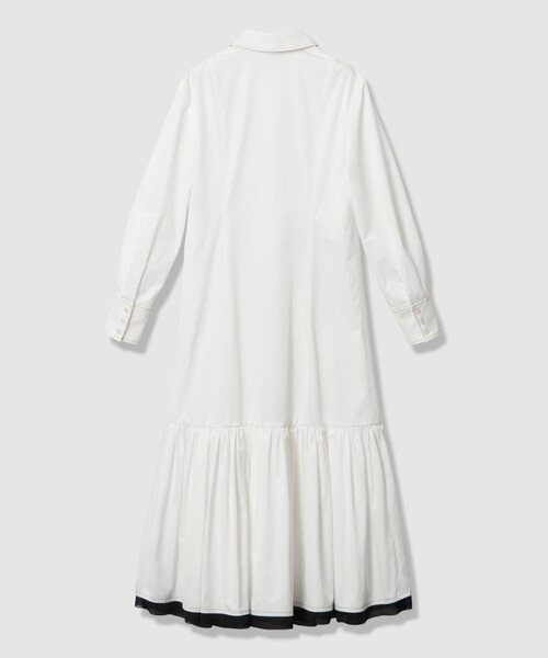 ワンピース 「LOULOU WILLOUGHBY」メモリーツイルティアードシャツワンピース_16