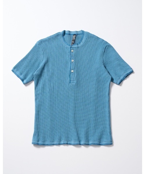 wjk ヘンリーネック tシャツ waffle henley S/S メンズ : ZOZOTOWN