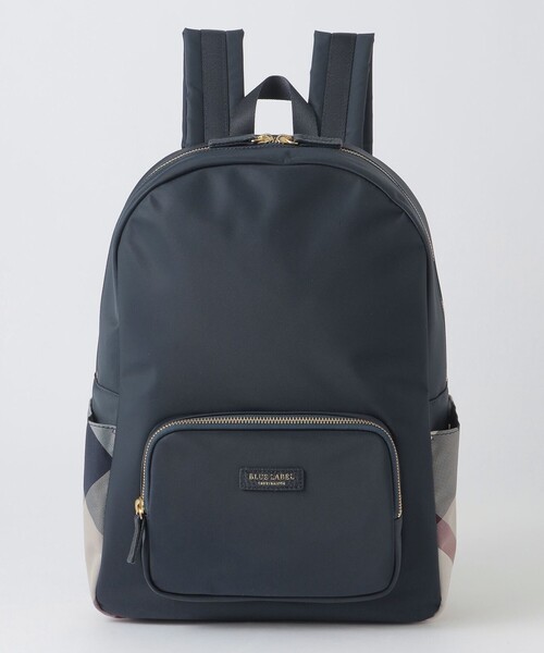 バーバリー ブルーレーベルクレストブリッジ リュック ナイロン ネイビー BLUE LABEL CRESTBRIDGE（ブルーレーベルクレストブリッジ） デイ