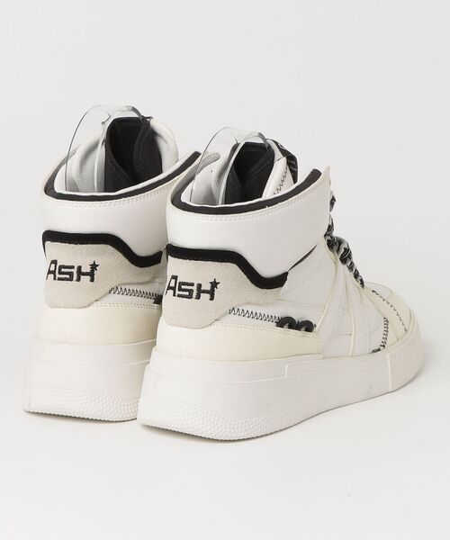 ASH」 ハイカットスニーカー 38 ホワイト レディース スニーカー ASH」 ハイカットスニーカー 38 ホワイト レディース スニーカー