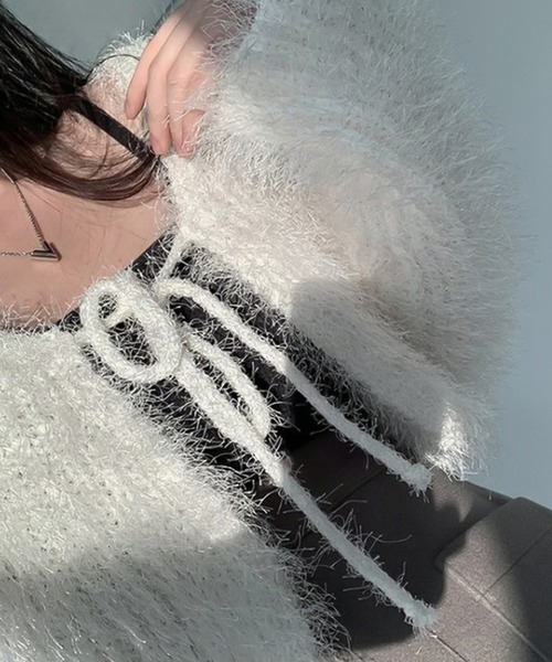 「Ulysses」 「Doula Doula」ニットカーディガン F ピンク レディース_画像6