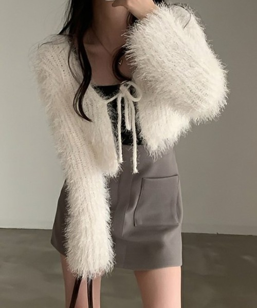 「Ulysses」 「Doula Doula」ニットカーディガン F ピンク レディース_画像7