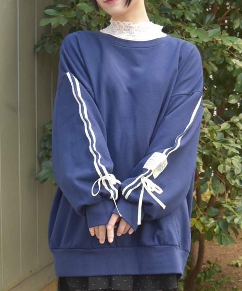 axes femme（アクシーズ ファム） チュニック 袖ラインカット