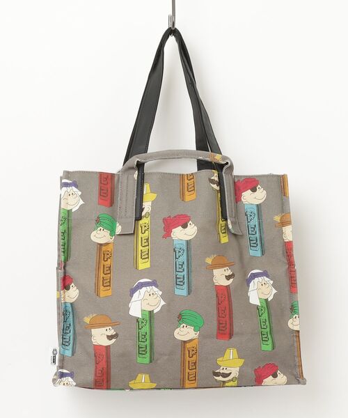 美品 パピヨネ PAPILLONNER ショルダー付きトート ear PAPILLONNER 