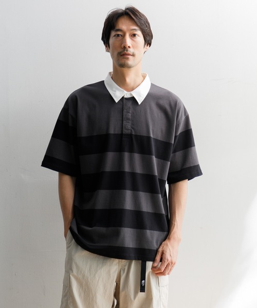 「AMERICAN RAG CIE」 半袖Tシャツ L ネイビー メンズ_画像9