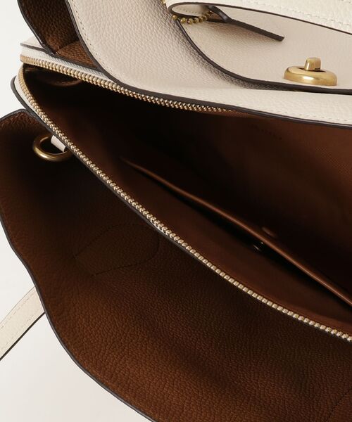 「COACH」 ハンドバッグ フリ- ホワイト系その他 レディースの画像