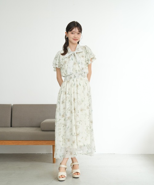 ASTORIA ODIER（アストリアオディール） ワンピース 半袖 花柄