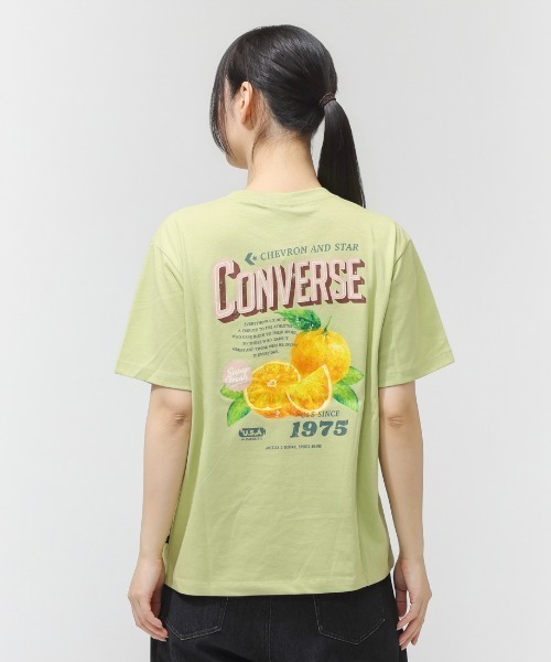 CONVERSE（コンバース） tシャツ 半袖 CV ORANGE TEE L 半袖Tシャツ