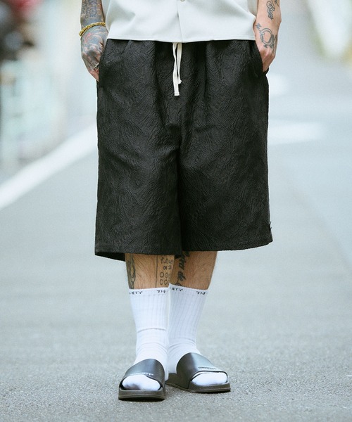 Subciety（サブサエティ） ハーフパンツ ワイドパンツ パンツ 短パン