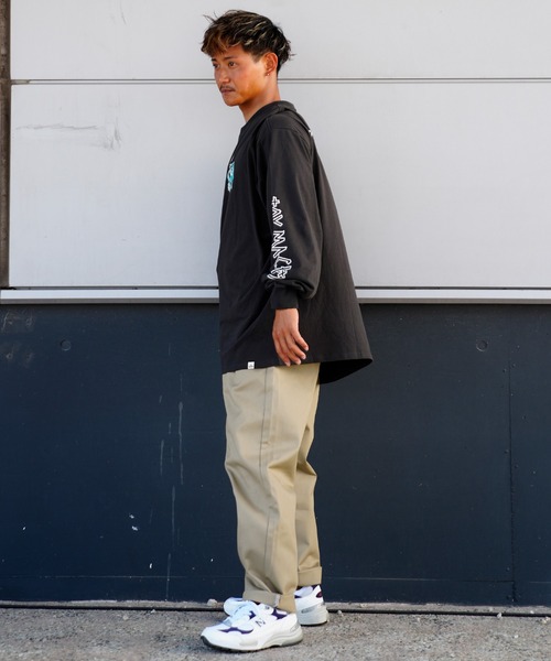 「TOY MACHINE」 長袖Tシャツ L グリーン メンズ_画像8