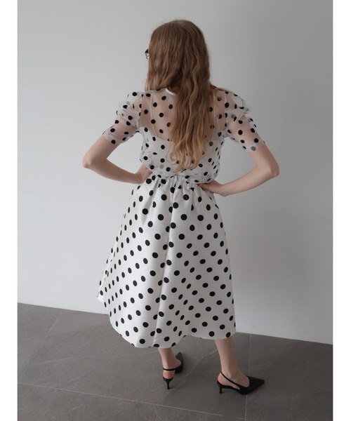 AMOMMA（アモマ） スカート VOLUME FLARE DOT SKIRT : ZOZOTOWN Yahoo