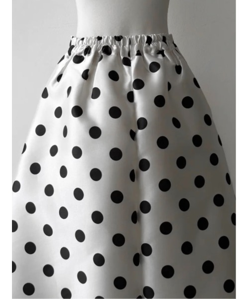 AMOMMA（アモマ） スカート VOLUME FLARE DOT SKIRT : ZOZOTOWN Yahoo