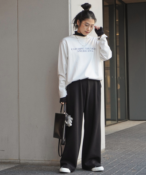 「EVERYDAY I LIKE.」 イージーパンツ 36 グレー レディース_画像9