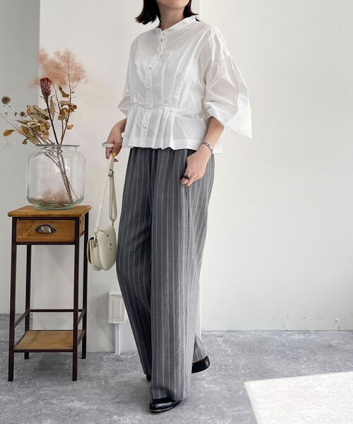 「fredy emue」 7分袖ブラウス 38 オフホワイト レディース_画像3