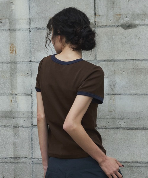 feepur（フェピュール） tシャツ 半袖 ソフトタッチコンパクトリンガー