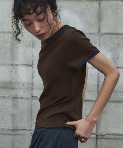 feepur（フェピュール） tシャツ 半袖 ソフトタッチコンパクトリンガー