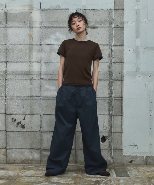 feepur（フェピュール） tシャツ 半袖 ソフトタッチコンパクトリンガー