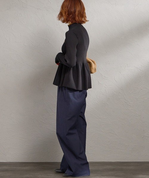 FRED PERRY（フレッドペリー） カーディガン ジップスルー ペプラム