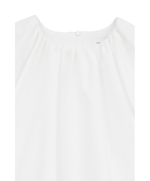 manof マノフ BALLOON CUT TOPS ホワイト MANOF（マノフ） tシャツ 半袖 BALLOON CUT TOPS レディース