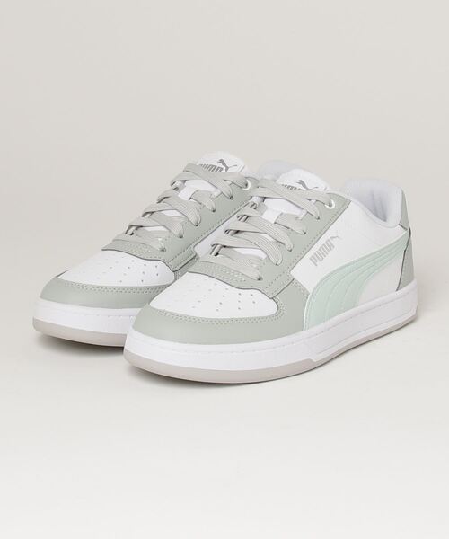 「PUMA」 ローカットスニーカー 24.5cm グレー レディース_画像4
