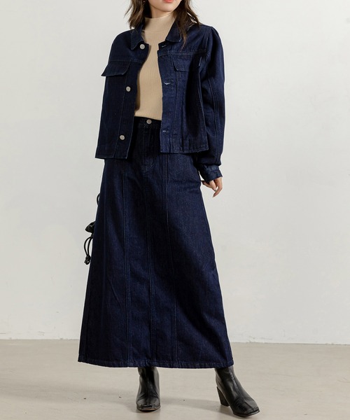 「DAY CLOSET」 セットアップ S インディゴブルー レディース_画像2
