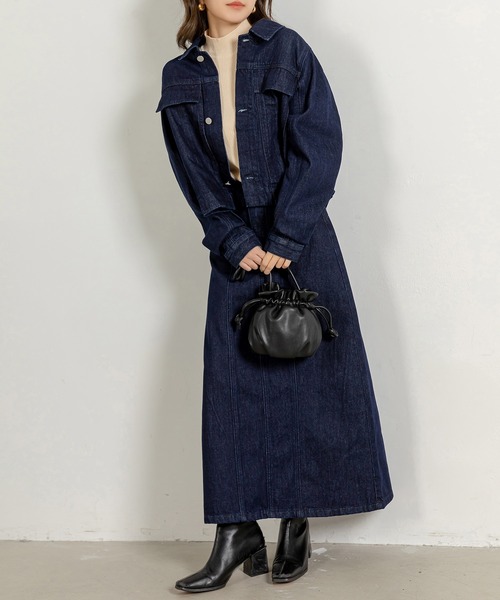 「DAY CLOSET」 セットアップ S インディゴブルー レディース_画像4