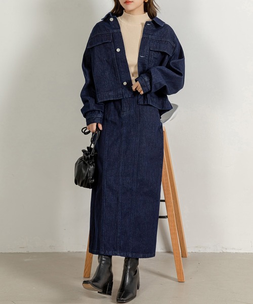 「DAY CLOSET」 セットアップ S インディゴブルー レディース_画像5