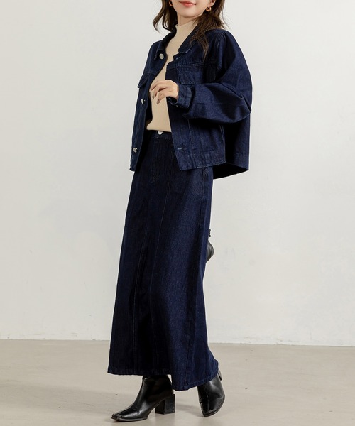 「DAY CLOSET」 セットアップ S インディゴブルー レディース_画像6