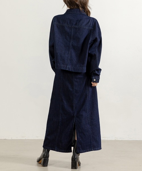 「DAY CLOSET」 セットアップ S インディゴブルー レディース_画像7