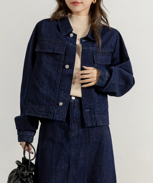 「DAY CLOSET」 セットアップ S インディゴブルー レディース_画像8