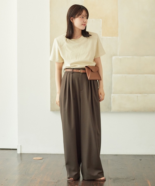 「Plage」 パンツ 34 ベージュ レディース_画像4