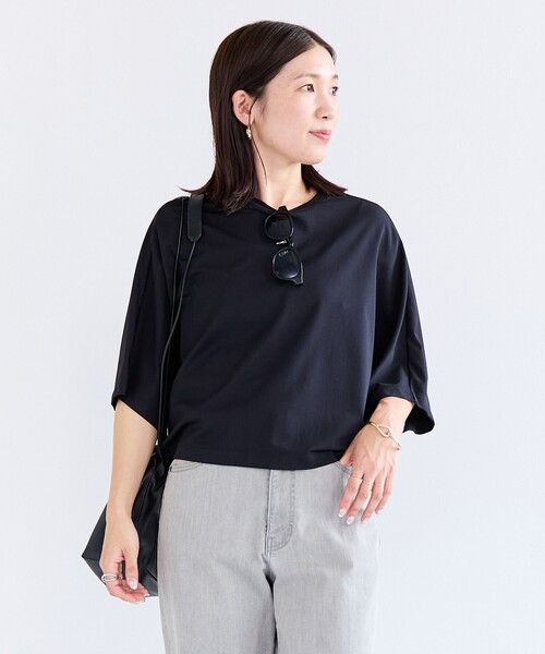 「UNFILO」 半袖カットソー MEDIUM ベージュ レディース_画像7