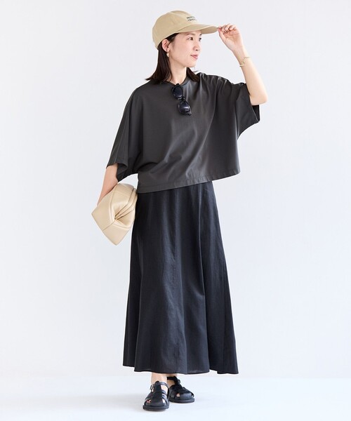 「UNFILO」 半袖カットソー MEDIUM ベージュ レディース_画像9