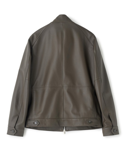 MEN'S BIGI（メンズビギ） 革ジャン ライダース スタンドカラー シープ