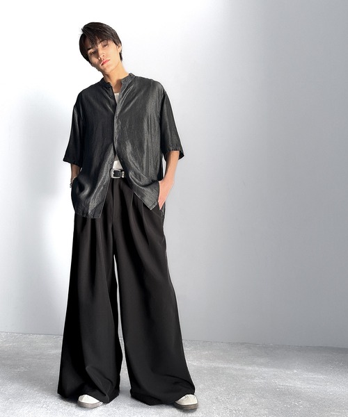 「Classical Origin」 スラックス MEDIUM ブラック メンズ_画像7