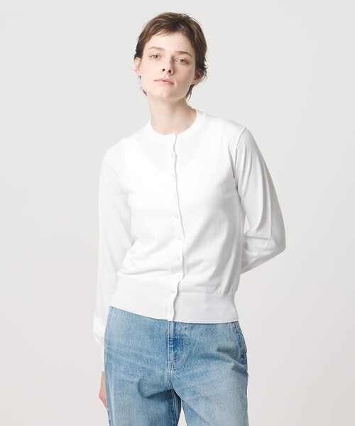 LOEFF（ロエフ） カーディガン 「LOEFF」クルーネック ニット