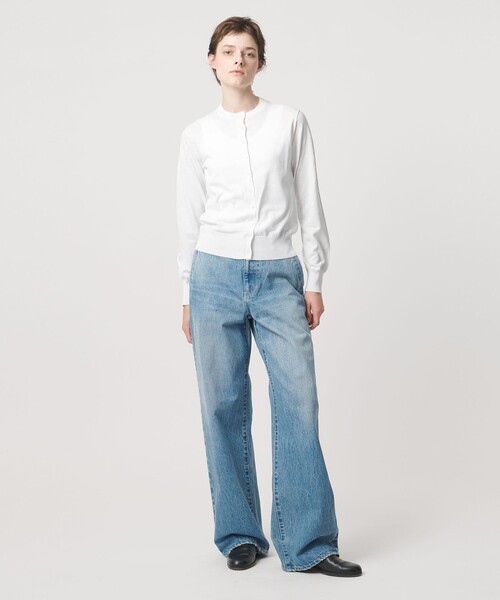 LOEFF（ロエフ） カーディガン 「LOEFF」クルーネック ニット