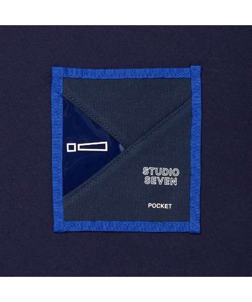「STUDIO SEVEN」 半袖Tシャツ MEDIUM ホワイト メンズ_画像8