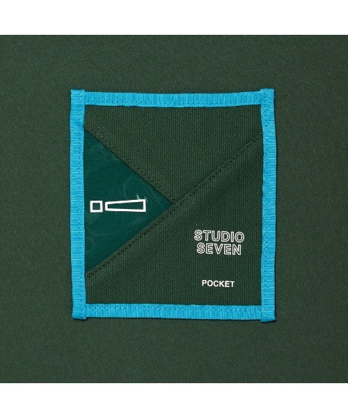 「STUDIO SEVEN」 半袖Tシャツ MEDIUM ホワイト メンズ_画像9