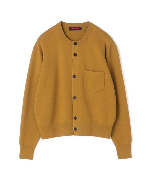 CABaN　カーディガン 黄色 CABaN（キャバン） ニットカーディガン L イエロー メンズ : ZOZOTOWN