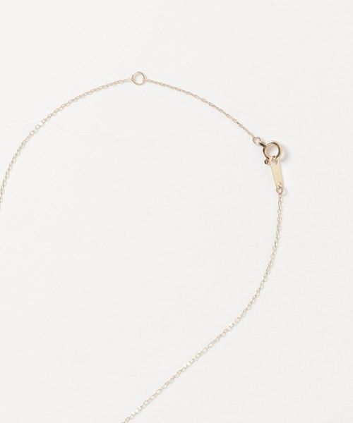 ネックレス K10 イエローゴールド ダイヤモンド しずくモチーフ ネックレス ESTELLE/エステール WEB限定 レディースの画像