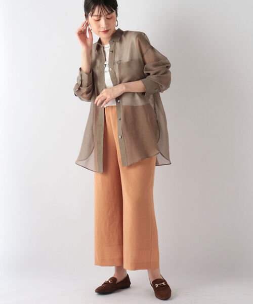 NOLLEY'S パンツ ◇【WEB限定】ハイツイストクロスセットアップパンツ