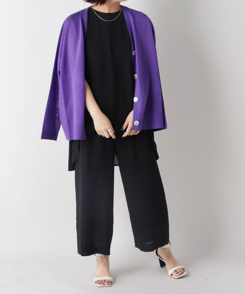 NOLLEY'S パンツ ◇【WEB限定】ハイツイストクロスセットアップパンツ