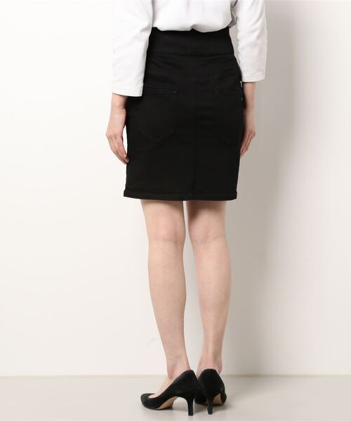 スカート デニム ハイウエストデニムミニスカート :61815693:ZOZOTOWN