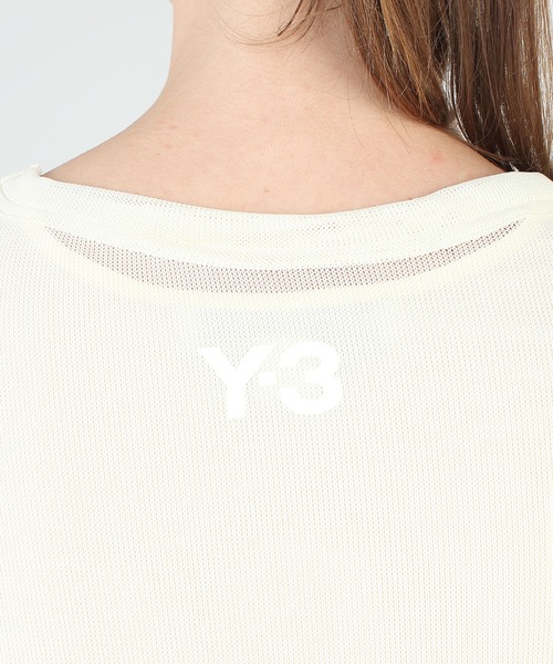 tシャツ W CH1 MESH TEE レディース Y-3 (ワイスリー) メッシュ クルーネック 半袖 Tシャツ CH1 MESH