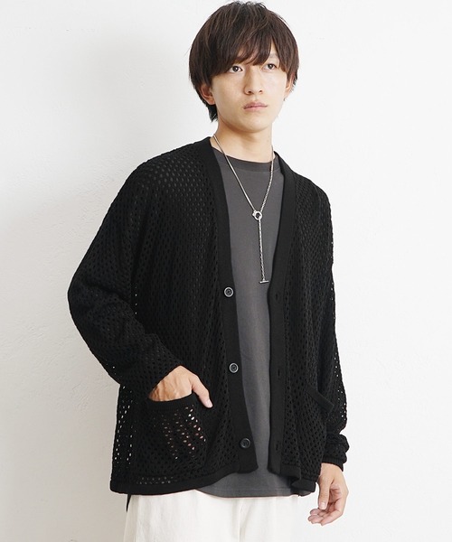 MinoriTY（マイノリティ） カーディガン 「MinoriTY」透かし編み