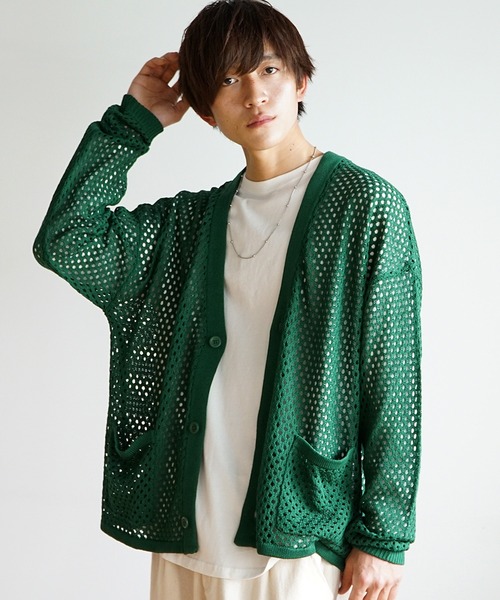 MinoriTY（マイノリティ） カーディガン 「MinoriTY」透かし編み