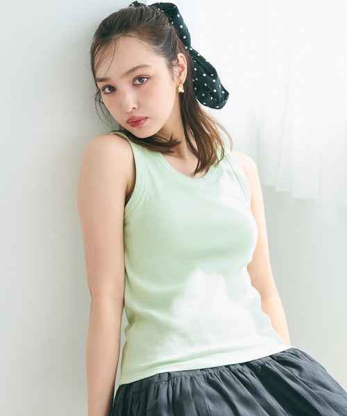 X-girl タンクトップ ノースリーブ BRA TOP レディース