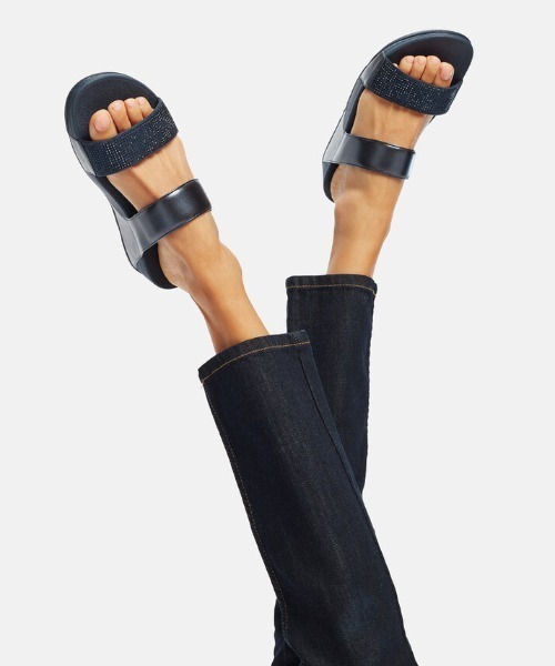 FitFlop（フィットフロップ） サンダル LULU CRYSTAL EMBELLISHED